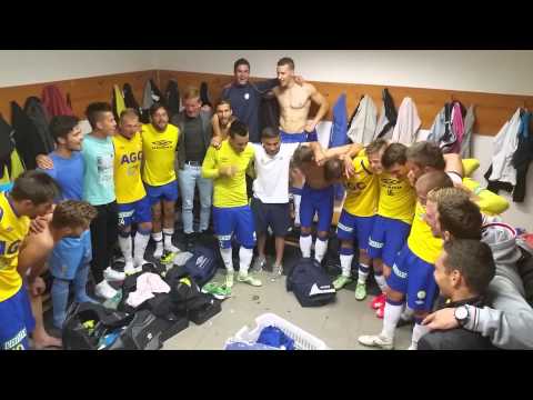 Radost juniorky po vhe nad eskmi Budjovicemi (6.9.2015)