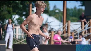 U17 Markus Abilon Est Vs Otto Nugis Est 70Kg. Boys Beach Wrestling.