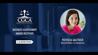 2022 CGCA - Business Achievement Award Recipient: Patricia Gauthier