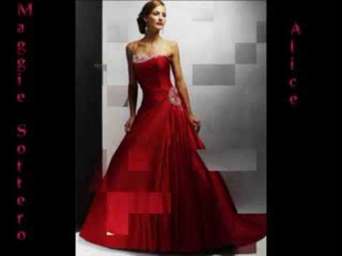 Designer Maggie Sottero wedding dress Red brides redhotbridescom Red to 