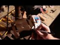 How to put a Bolster and Handle on a Knife.