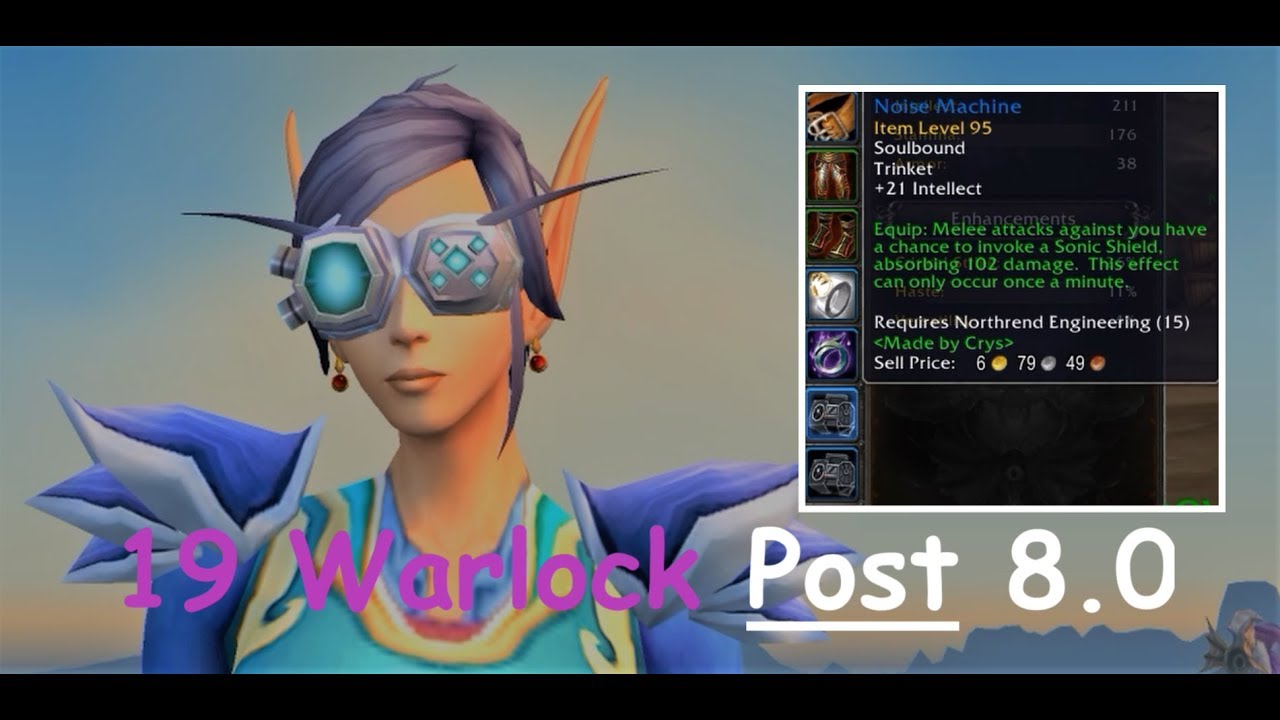 Lvl 19 warlock twink gear