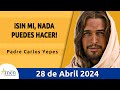 Evangelio De Hoy Domingo 28 Abril 2024 l Padre Carlos Yepes l Biblia l San Juan 3, 18-24 l Católica