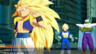 Dragon Ball Fighterz - Vegeta And Piccolo Blaming Each Other For Gotenks Behavior