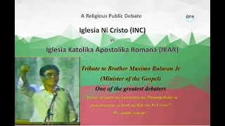 Debate - Iglesia Ni Cristo Vs Catholic - Video 1 Of 5 Complete Set