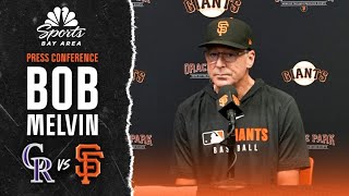 Giants Skipper Bob Melvin Details What Its Like Managing Justin Verlander Nbc Sports Bay Area
