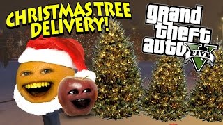 Annoying Orange - Gta V Santa Christmas Tree Delivery W Midget Apple