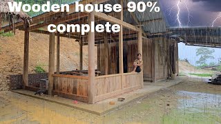 Vietnamese Woman Demonstrates Wooden Wall Embly Skills Lý Thương Country Life