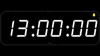 13 Hour - Timer & Alarm - 1080P - Countdown