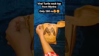 Viral Turtle Neck Top From Myntra