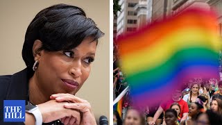 DC Mayor Bowser speaks at CAPITAL PRIDE RALLY