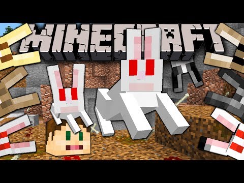 Minecraft 1.8 Snapshot: Killer Rabbit! Tame Bunny Pets Breed...