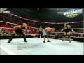 The Miz's Rock Bottom on John Cena in Monday Night Raw