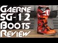 Gaerne SG-12 Boot Review from Sportbiketrackgear.com YouTube Video