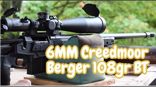 6Mm Creedmoor, 108 Berger Bt, H4350