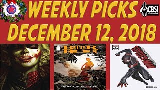 Weekly Picks for New Comic Books Releasing December 12, 2018