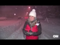 CNN reporter pummeled by snow storm