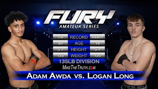 Fury Amateur Series 37 Adam Awda Vs Logan Long