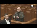Ukraine : le bras droit de Timochenko élu pdt du parlement Ukraine : le bras droit de Timochenko élu pdt du parlement