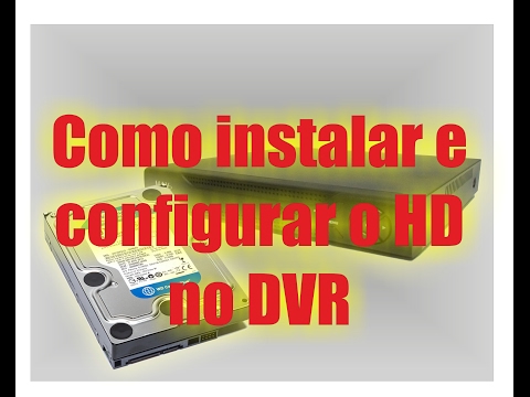 DVR Aprica - Unboxing e Como Instalar um HD e configurar.
