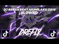 DJ BREAKBEAT AKIMILAKU 2018 - SLOWED - FULL BASS!! - COCOK BUAT DIKAMAR!