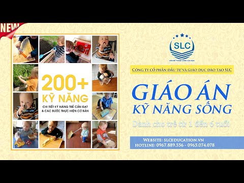 Bộ giáo án kĩ năng sống cho trẻ mầm non | SLC Education
