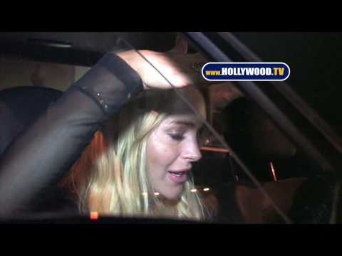 Birthday Girl Lindsay Lohan At Voyeur Nightclub In West Hollywood 