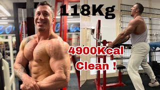 118Kg! Täglich 4900 kcal Clean! Die USA Reise, hat meine Haut zerstört ! :(