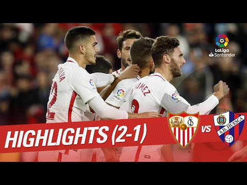 Resumen de Sevilla FC vs SD Huesca (2-1)