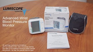 Advanced Wrist Blood Pressure Monitor