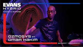 Omar Hakim plays the EVANS Hybrid Sensory Percussion Sound System (feat. Ozmosys)