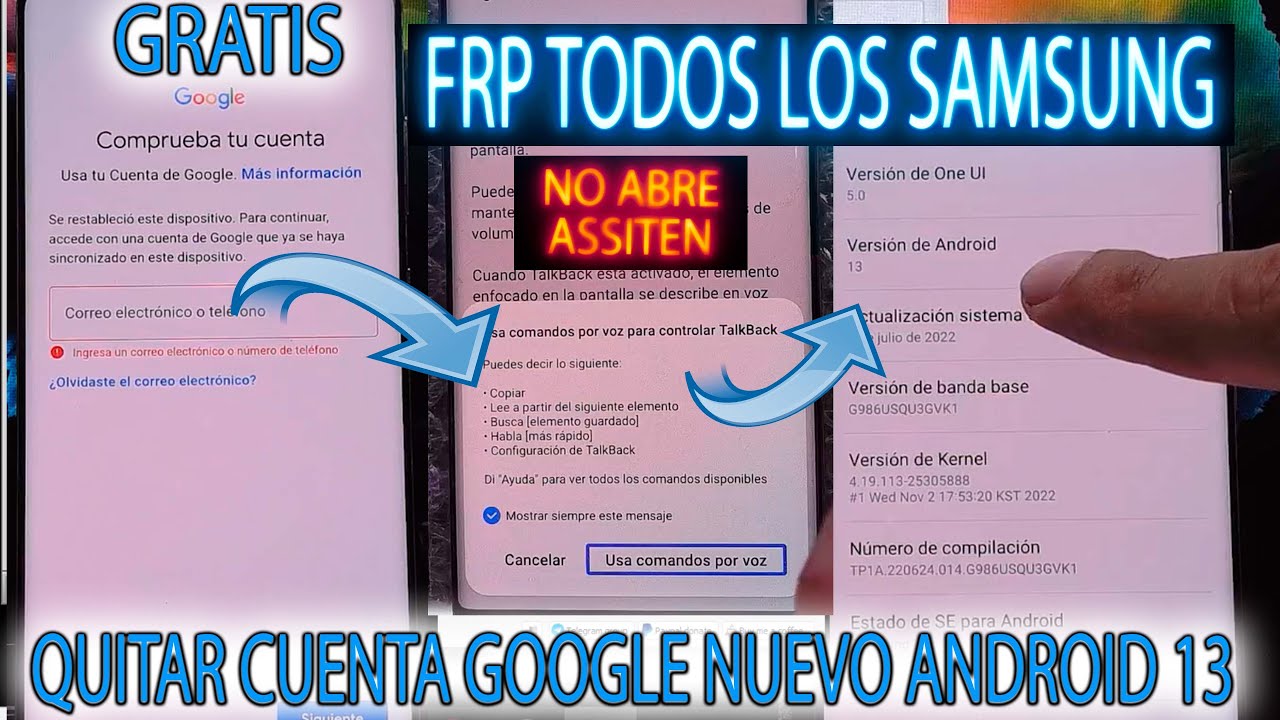 FRP SAMSUNG ANDROID 13 REMOVE GOOGLE ACCOUNT ALL FRP SAMSUNG ANDROID 13 REMOVE GOOGLE ACCOUNT ALL