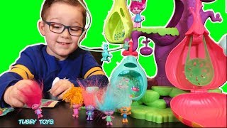 DreamWorks' Trolls Color Change Series 7 Blind Bags & Trolls Podular Playset! review TUBEY TOYS