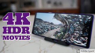 Sony Xperia 1 - Watching Movies in 4K HDR 21:9 - WOW