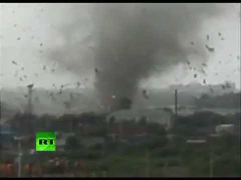 Acura Louis on New Dramatic Video  Rare Russian Tornado Rips Through Town