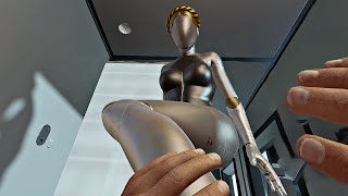 Spending time with a robot lady - VR