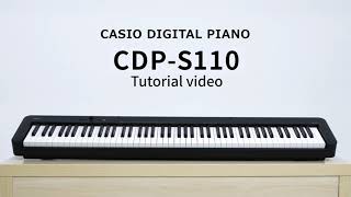 CDP-S110 Tutorial Video | CASIO