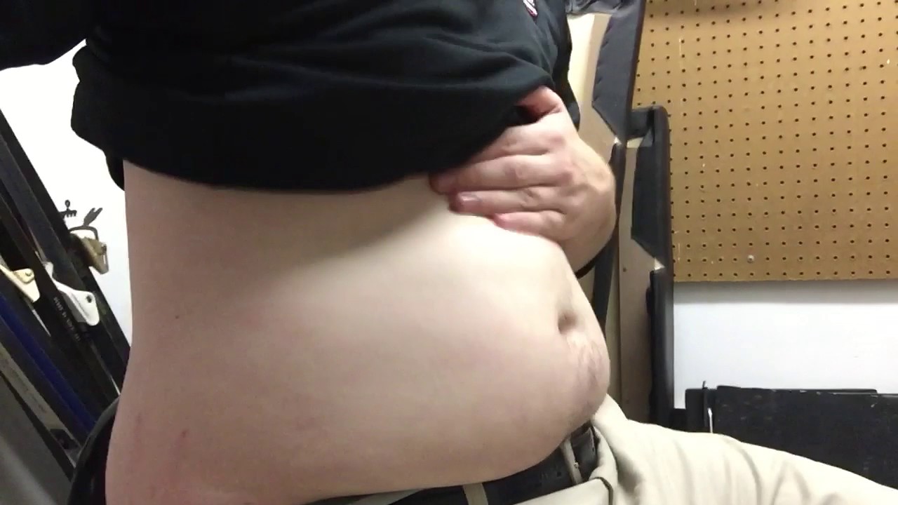 Fat guy belly