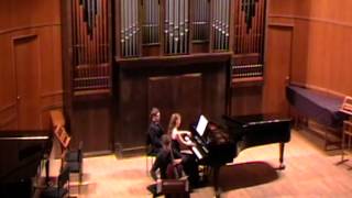 Debussy: Sonata for cello and piano, performed by Dmitry Volkov and Oxana Shevchenko