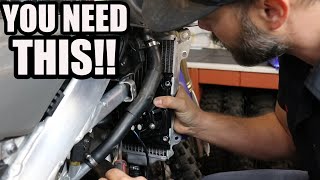 Yamaha YZ250FX GYTR fan kit mod - how to install