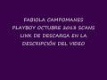 Fabiola Campomanes PLAYBOY OCTUBRE