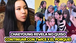 Chaeyoung De Twice Revela No Quiso Continuar En El Grupo Y El Motivo...