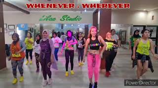 WHENEVER , WHEREVER BY SHAKIRA |zumba | lilac