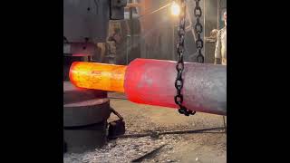 Incredible Forging Process Of Giant Metal For Industrial Shaft