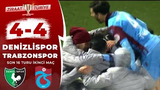 Denizlispor 2 (2) - (4) 0 Trabzonspor MAÇ ÖZETİ (Ziraat Türkiye Kupası Son 16 Tu