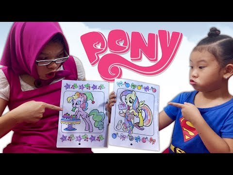 Masha Thi Tô Màu Với Siêu Nhân - My Little Pony