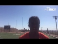 El Paso football player Javaughn Thomas talks football