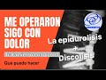 Discolisis en paciente con cirugia previa de columna
