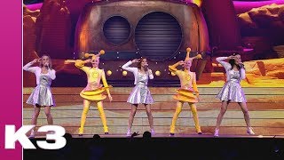 K3 - Medley: Iedereen K3, Prinsesje En Superman & Hallo K3 | K3 in de ruimte