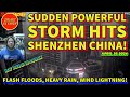 Sudden Storm Smashes Shenzhen! Flash Flooding, Lighting, Heavy Rain And Wind! April 26 2024
